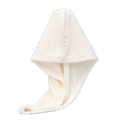 Fast Dry Hair Cap Wrap Towel Quick Drying Turban Bath Head Magic Wrap Hat Spa Au - Pink V528-HAIRCAP-PINK-204287