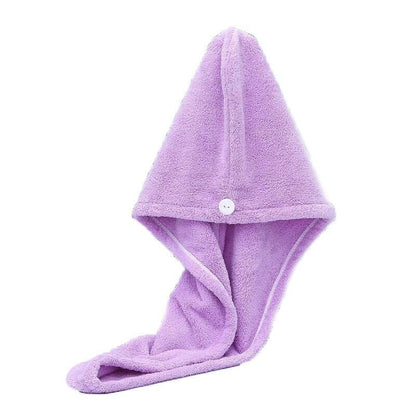 Fast Dry Hair Cap Wrap Towel Quick Drying Turban Bath Head Magic Wrap Hat Spa Au - Pink V528-HAIRCAP-PINK-204287