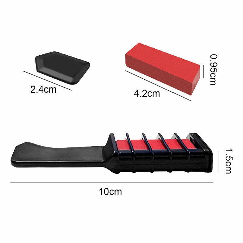 10 Colours Hair Chalk Comb Kit Temporary Hair Dye for Parties and Creative Play V528-HAIRCHALKCOMB-10COLORS-896364