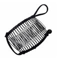 Vintage Banana Hair Clip Christmas Hair Claw Accessory Stretchable Banana Comb - 20 Teeth V528-HAIRCLIP-20TEETH-269495
