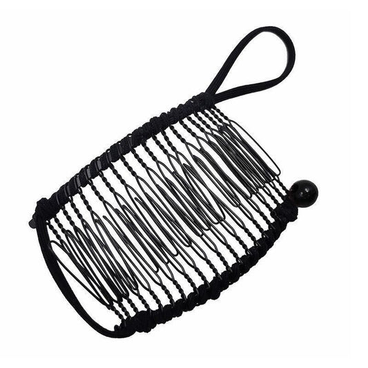 Vintage Banana Hair Clip Christmas Hair Claw Accessory Stretchable Banana Comb - 20 Teeth V528-HAIRCLIP-20TEETH-269495