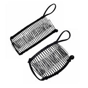 Vintage Banana Hair Clip Christmas Hair Claw Accessory Stretchable Banana Comb - 20 Teeth V528-HAIRCLIP-20TEETH-269495