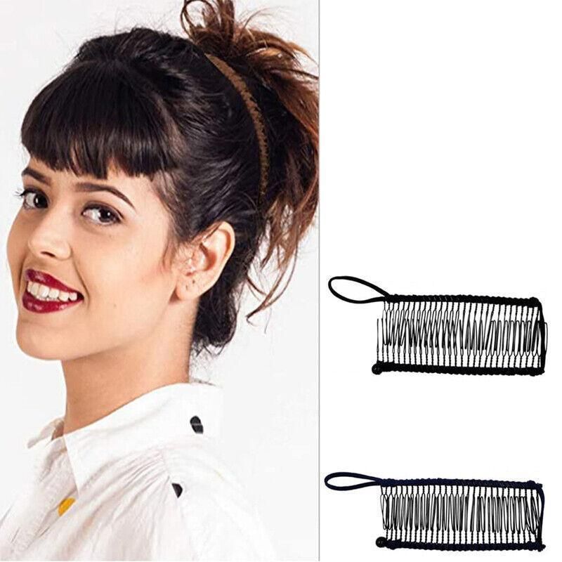Vintage Banana Hair Clip Christmas Hair Claw Accessory Stretchable Banana Comb - 20 Teeth V528-HAIRCLIP-20TEETH-269495