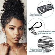 Vintage Banana Hair Clip Christmas Hair Claw Accessory Stretchable Banana Comb - 20 Teeth V528-HAIRCLIP-20TEETH-269495