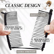Vintage Banana Hair Clip Christmas Hair Claw Accessory Stretchable Banana Comb - 20 Teeth V528-HAIRCLIP-20TEETH-269495