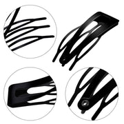 UP 30X Double-grip Hair Clips Metal Snap Barrettes Hair Styling Tool Women Girls - Black(10PCS) V528-HAIRCLIPS-BLACK-10PCS-968858