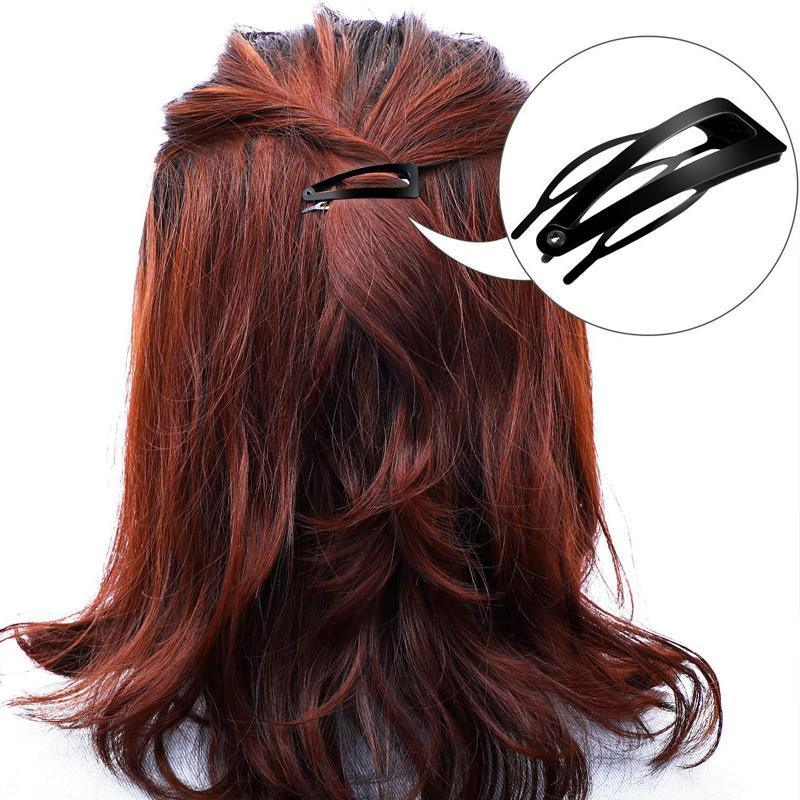 UP 30X Double-grip Hair Clips Metal Snap Barrettes Hair Styling Tool Women Girls - Rose Gold(10PCS) V528-HAIRCLIPS-ROSEGOLD-10PCS-65298