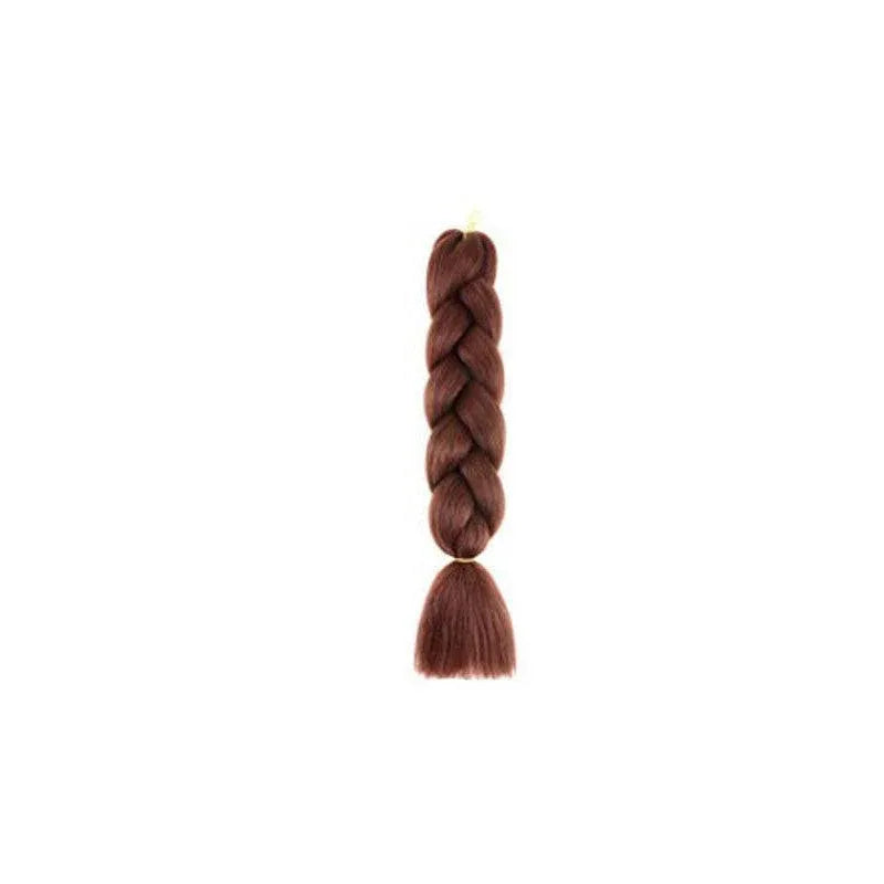Coloured Jumbo Braiding Hair Extensions Braids Twist Hight Temperature Kanekalon - 33# V528-HAIRCOLOURSHADE-33-51179