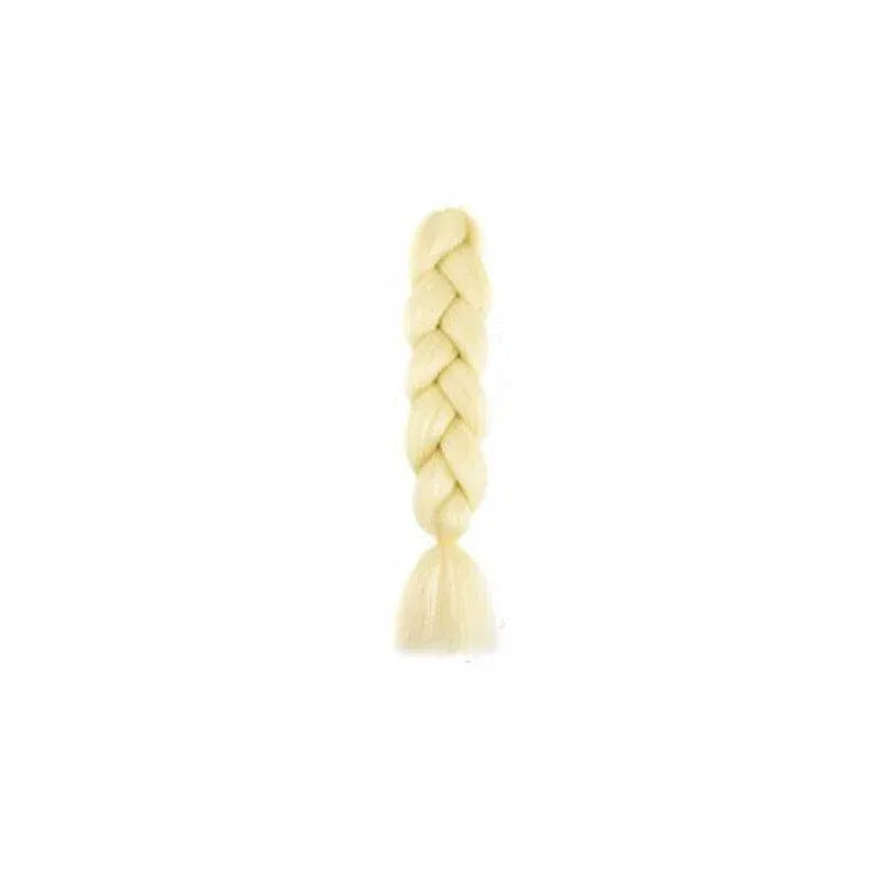 Coloured Jumbo Braiding Hair Extensions Braids Twist Hight Temperature Kanekalon - 613# V528-HAIRCOLOURSHADE-613-62101