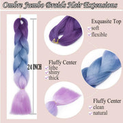 Coloured Jumbo Braiding Hair Extensions Braids Twist Hight Temperature Kanekalon - B3 V528-HAIRCOLOURSHADE-B392169