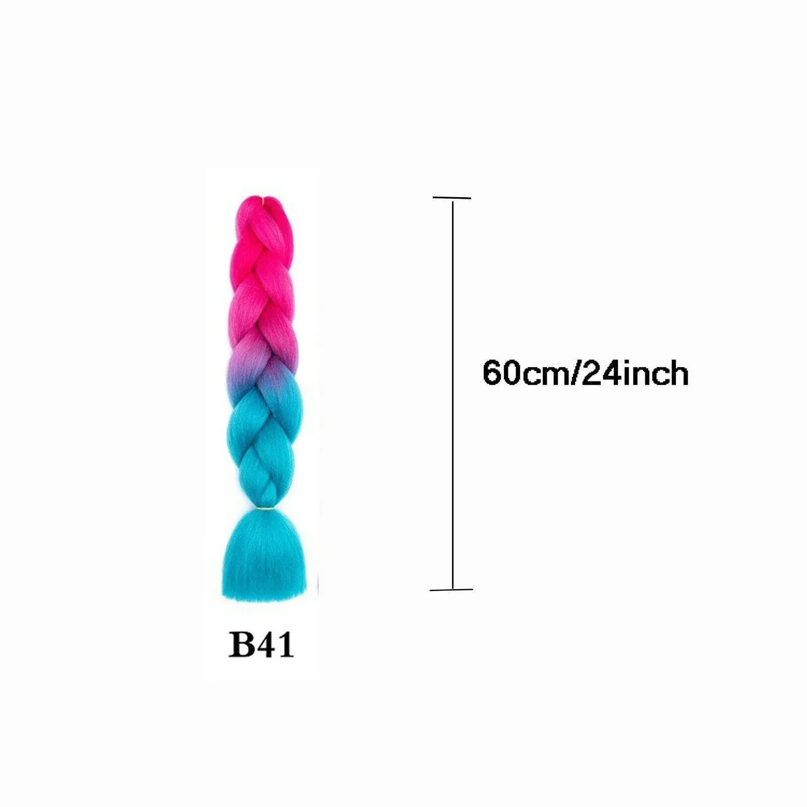 Coloured Jumbo Braiding Hair Extensions Braids Twist Hight Temperature Kanekalon - B3 V528-HAIRCOLOURSHADE-B392169
