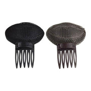 2Pcs Diy Invisible Hair Volume Increase Fluffy Puff Sponge Pad Clip Comb Girls V528-HAIRDRESSER-COFFEEBLACK-79844