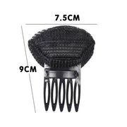 2Pcs Diy Invisible Hair Volume Increase Fluffy Puff Sponge Pad Clip Comb Girls V528-HAIRDRESSER-COFFEEBLACK-79844