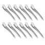 6-54X 9cm Hairdressing Sectioning Hair Clips Duck Bill Hairpin Salon Metal Curl Clips - 12PCS V528-HAIRDRESSINGCLIP-9CM-12PCS-953298
