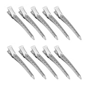6-54X 9cm Hairdressing Sectioning Hair Clips Duck Bill Hairpin Salon Metal Curl Clips - 12PCS V528-HAIRDRESSINGCLIP-9CM-12PCS-953298