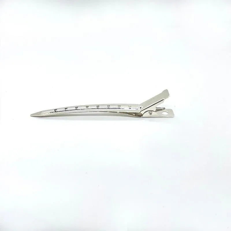 6-54X 9cm Hairdressing Sectioning Hair Clips Duck Bill Hairpin Salon Metal Curl Clips - 12PCS V528-HAIRDRESSINGCLIP-9CM-12PCS-953298