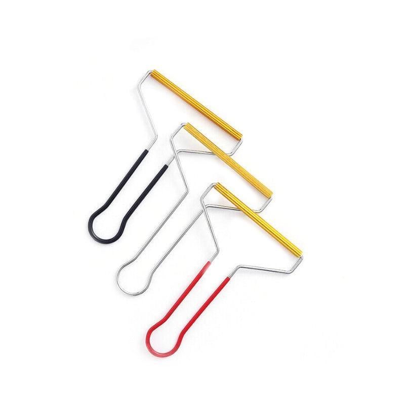Lint Cleaner Pro Steel Manual Clothes Fluff Remover Fabric Sweater Fuzz Shaver - Red V528-HAIRREMOVAL-RED-81768
