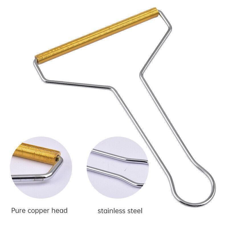Lint Cleaner Pro Steel Manual Clothes Fluff Remover Fabric Sweater Fuzz Shaver - Silver V528-HAIRREMOVAL-SILVER-41936