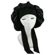 Sleeping Bonnet Hair Wrap Silk Satin Cap Women Elastic Night Hat Soft Headwear - Blue V528-HAIRWRAP-BLUE-108778