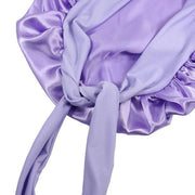 Sleeping Bonnet Hair Wrap Silk Satin Cap Women Elastic Night Hat Soft Headwear - Blue V528-HAIRWRAP-BLUE-108778