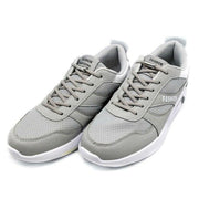 No Tie Locked Elastic Shoelace Shoe Lace Lazy Laces Sneakers Sports - Grey V528-HALFROUNDLACES-GREY-38742