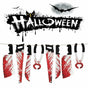 8Pcs Hanging Bloody Weapons Halloween Horror Props Garland Banner Decoration Au V528-HALLOWEENGARLAND-530881