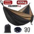 Outdoor Camping Hammock with Adjustable Strap Portable Hanging Bed Travel Swing V528-HAMMOCK-485475