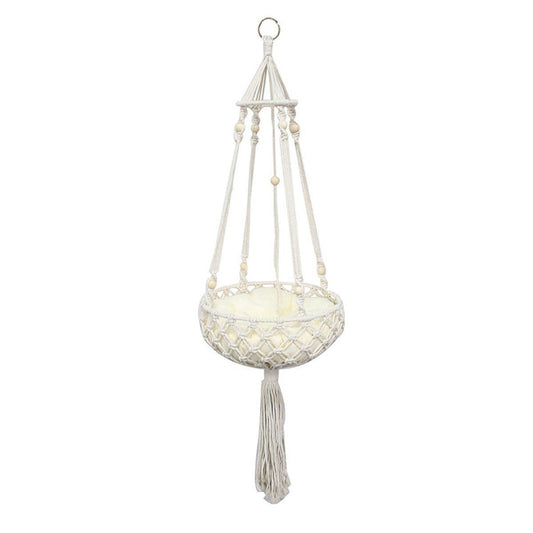 Macrame Cat Hammock Boho Style Kitty Hanging Swing Bed Pet Sleeping Bed Cat V528-HAMMOCK-840117