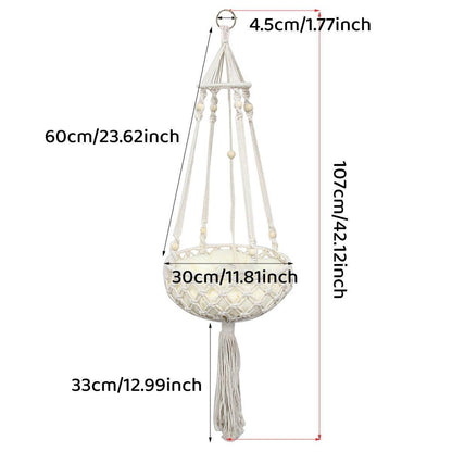 Macrame Cat Hammock Boho Style Kitty Hanging Swing Bed Pet Sleeping Bed Cat V528-HAMMOCK-840117