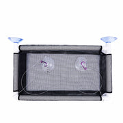 Cat Window Bed Suction Cup Hammock Black Breathable Hanging Seat 55x35cm V528-HAMMOCK-BLACK-55-35-4564645