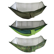 Camping Hammock Tent Set Double Outdoor Hanging Bed With Mosquito Net For Travel - Camouflage V528-HAMMOCK-MC-687312