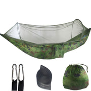 Camping Hammock Tent Set Double Outdoor Hanging Bed With Mosquito Net For Travel - Camouflage V528-HAMMOCK-MC-687312
