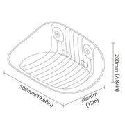 Cat Hammock Bed Glass Hanging Basket Clear Pet Nest Elevated Sleeping Bed - White V528-HAMMOCK-WHITE-479223