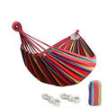 Double Outdoor Hammock 260x150cm with Straps for Camping Hanging Tree Bed - Red V528-HAMMOCKBED-RED-190156