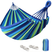 Double Outdoor Hammock 260x150cm with Straps for Camping Hanging Tree Bed - Red V528-HAMMOCKBED-RED-190156