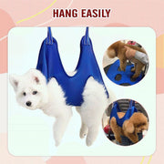 S Size Hammock Helper Pet Dog Cat Grooming Restraint Bags for Bathing Trimming Nail - Blue V528-HAMMOCKHELPER-BLUE-S-156353