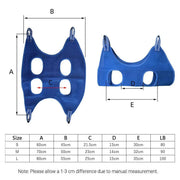 S Size Hammock Helper Pet Dog Cat Grooming Restraint Bags for Bathing Trimming Nail - Red V528-HAMMOCKHELPER-RED-S-584156