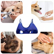S Size Hammock Helper Pet Dog Cat Grooming Restraint Bags for Bathing Trimming Nail - Red V528-HAMMOCKHELPER-RED-S-584156