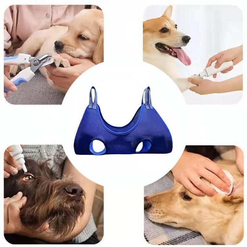 S Size Hammock Helper Pet Dog Cat Grooming Restraint Bags for Bathing Trimming Nail - Red V528-HAMMOCKHELPER-RED-S-584156