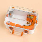 Acrylic Tunnel Hamster Cage Gold Wire Bite Proof Luxury Small Pet Habitat V528-HAMSTER-CAGE-569970