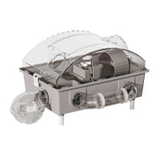 Acrylic Hamster Large Cage Luxury Villa House Playing House for Small Animals - Beige V528-HAMSTER-CAGE-BEIGE-3-302169