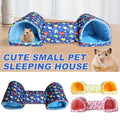 Small Pet Hamster Nest House Cotton Tunnel Comfortable Bedding for Hamsters - Pink V528-HAMSTER-HOUSE-PINK-809888