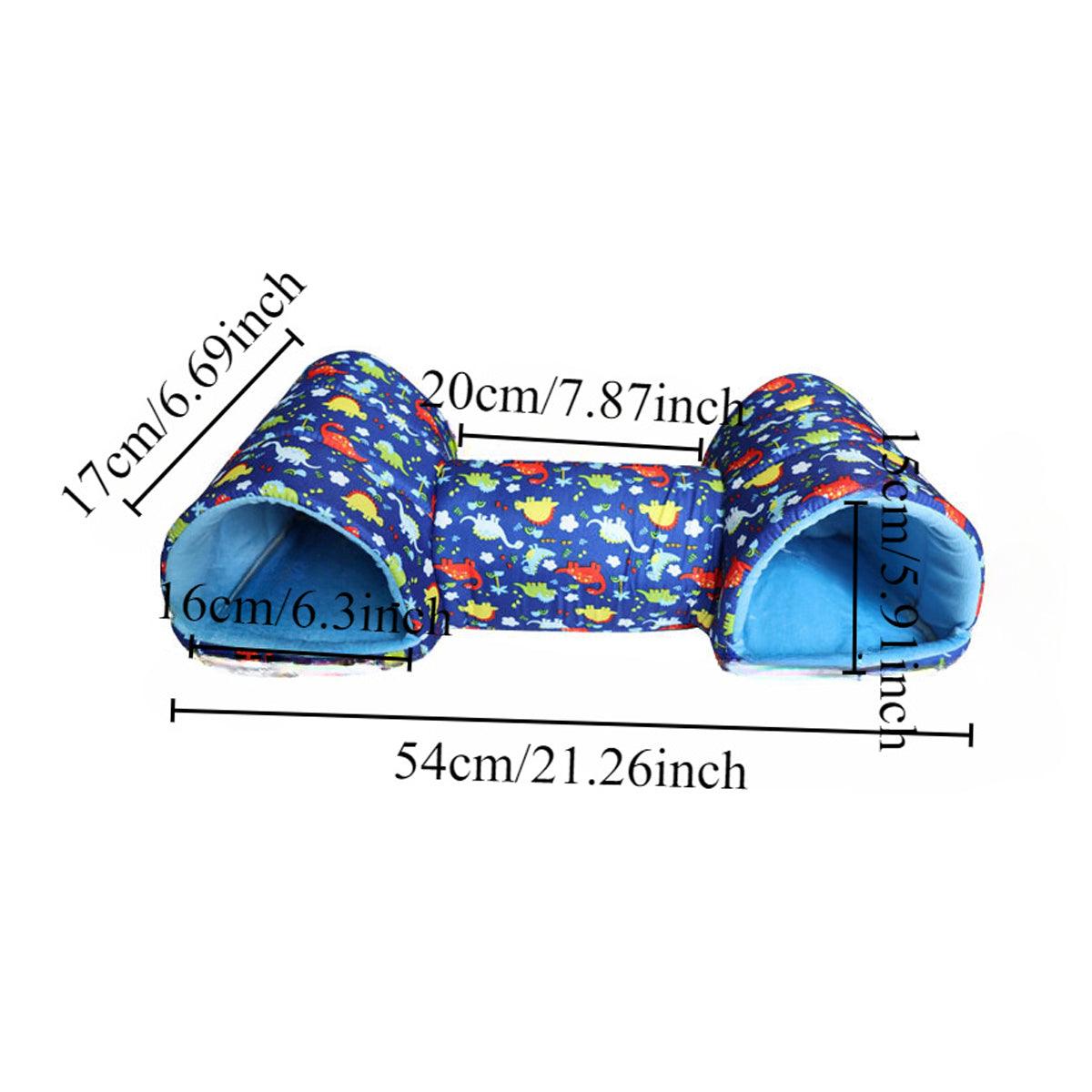Small Pet Hamster Nest House Cotton Tunnel Comfortable Bedding for Hamsters - Pink V528-HAMSTER-HOUSE-PINK-809888