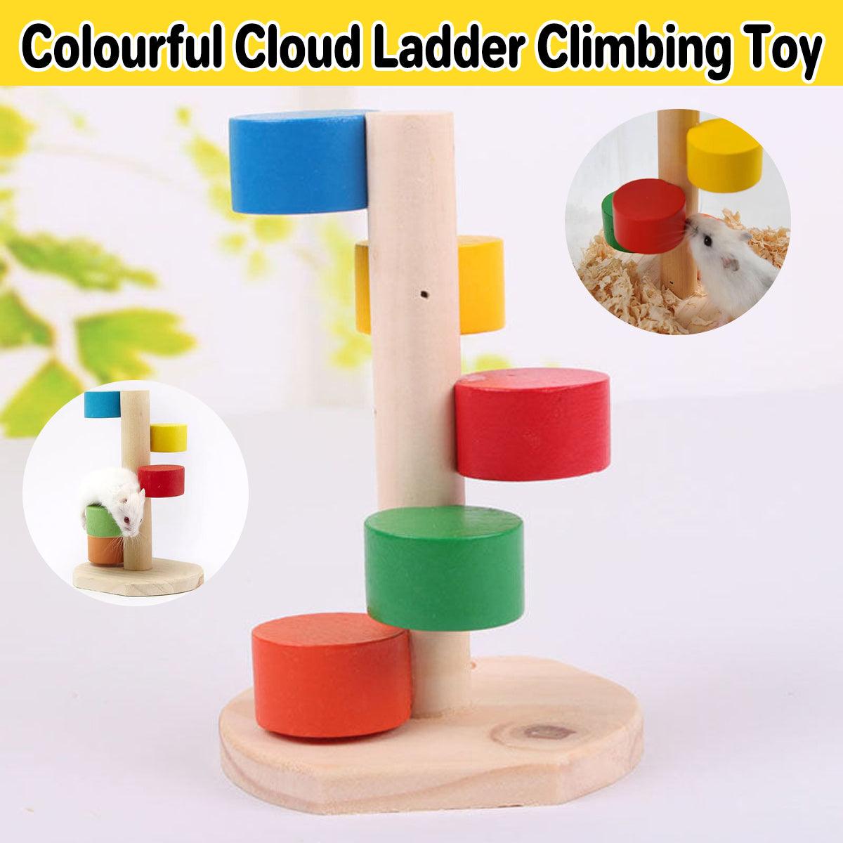 Hamster Toys Colorful Cloud Ladder Climbing Exercise Play Stairs for Cage V528-HAMSTER-TOY-LADDER-303226