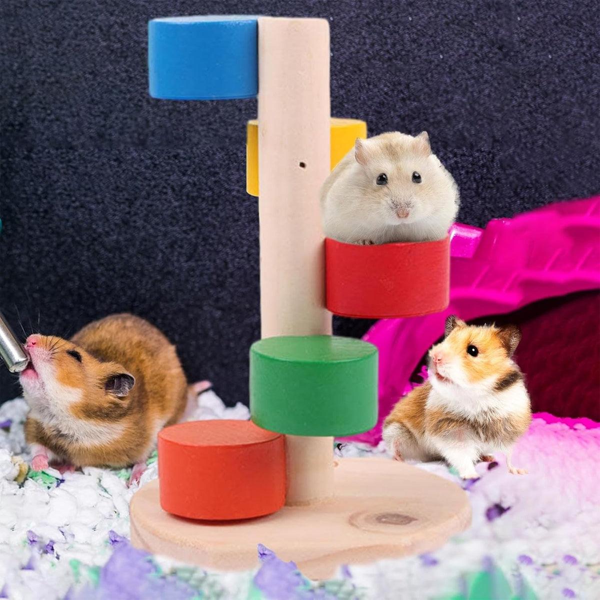 Hamster Toys Colorful Cloud Ladder Climbing Exercise Play Stairs for Cage V528-HAMSTER-TOY-LADDER-303226