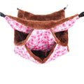 Hanging Hammock Nest Bed for Hamster Guinea Pig Ferret Rat Mice Cage Warmer Toy - Pink Rabbit V528-HAMSTERHAMMOCK-PINKRABBIT-68836