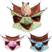 Hanging Hammock Nest Bed for Hamster Guinea Pig Ferret Rat Mice Cage Warmer Toy - Pink Rabbit V528-HAMSTERHAMMOCK-PINKRABBIT-68836