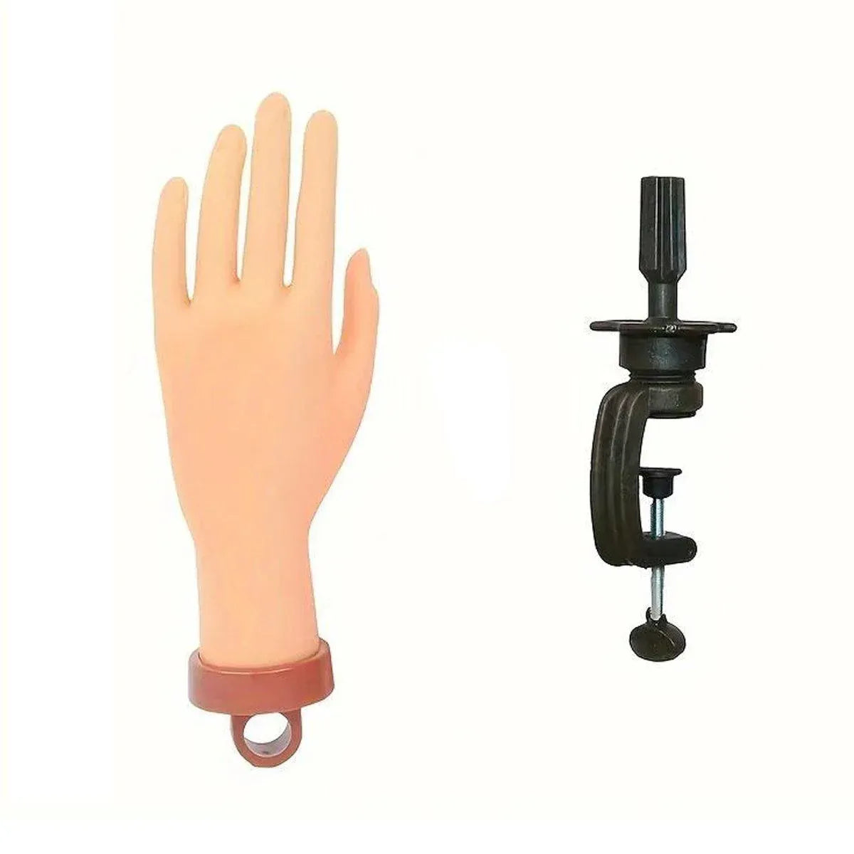 Manicure Practice Hand Mould Simulation Fake Hand Desktop Holder for Nail Art V528-HAND-MODEL-HOLDER-469177
