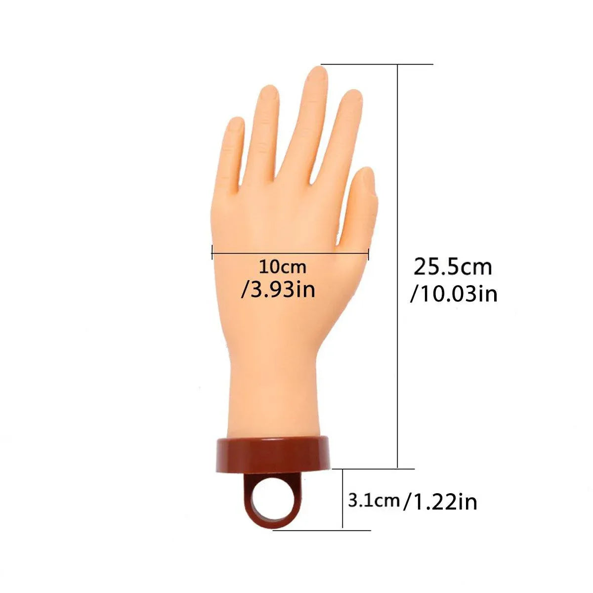Manicure Practice Hand Mould Simulation Fake Hand Desktop Holder for Nail Art V528-HAND-MODEL-HOLDER-469177