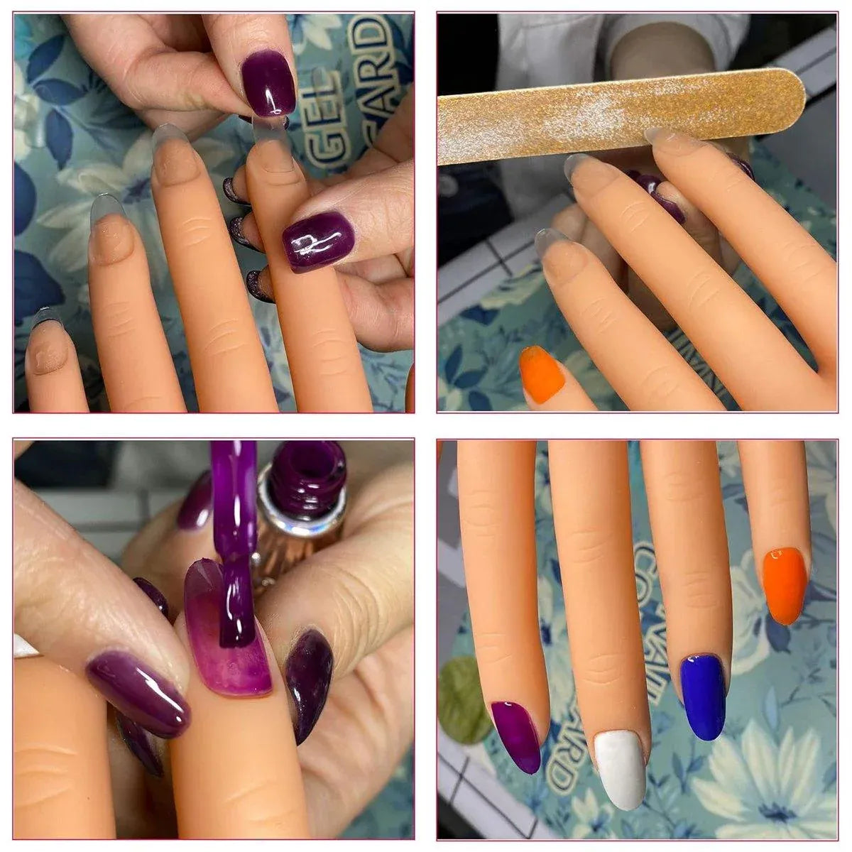 Manicure Practice Hand Mould Simulation Fake Hand Desktop Holder for Nail Art V528-HAND-MODEL-HOLDER-469177